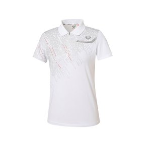 여성 흡습속건 운동복 MAZE SPIKE (스파이크) 폴로티 (White) YWM22216W2