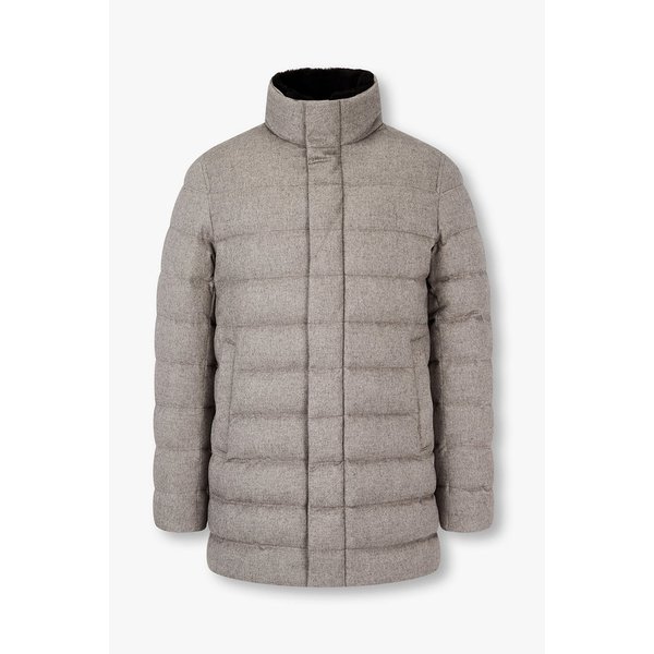 남성 디태처블 퍼 하이넥 다운 패딩 코트 4615302008000