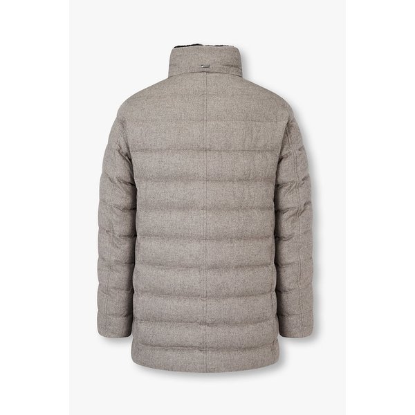 남성 디태처블 퍼 하이넥 다운 패딩 코트 4615302008000