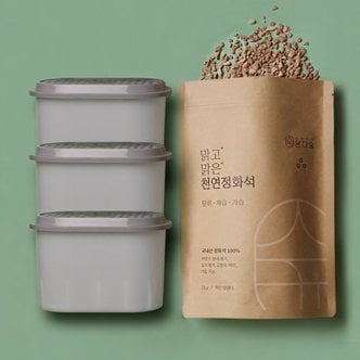 온다숲 BEST 온다숲 천연 반영구 새가구 냄새제거 방법 제올라이트 정화석 [용기5개] 작은알갱이 3kg