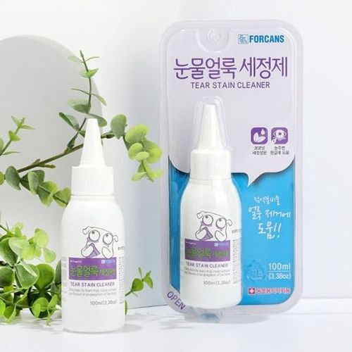 강아지 반려견 눈물자국 눈물얼룩 세정제 100ml X ( 2매입 )