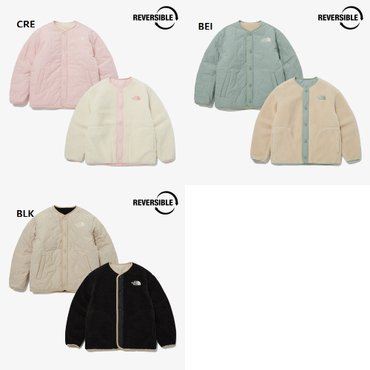 노스페이스키즈 NJ3NP54 키즈 퍼리 히트 리버시블 가디건 KS FURRY HEAT RVS CARDIGAN