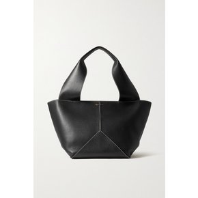 Market Large Paneled Leather Tote 블랙