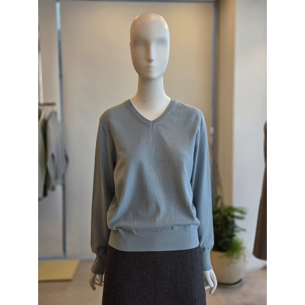 [여주점] [더 아이잗] 여성 브이넥 베이직 풀오버 니트 (IRAM1PO711)