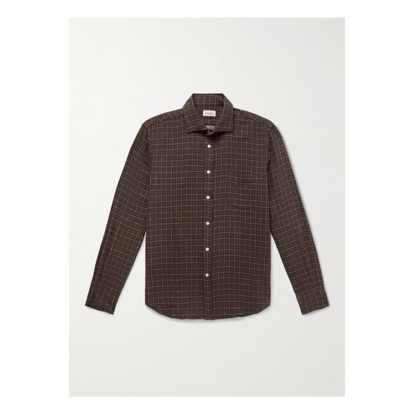 하트퍼드 폴 체크 코튼 플란넬 셔츠 46376663162884220