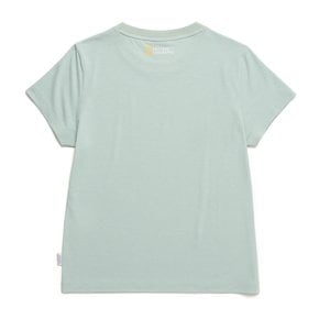 N242WTS210 여성 트러타 드라이실 반팔 티셔츠 SMALL LOGO JADE