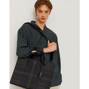 [26SS] [서류가방][DAKS ESSENTIAL][닥스 에센셜] 블랙 타탄체크 DBBA6EE63BK