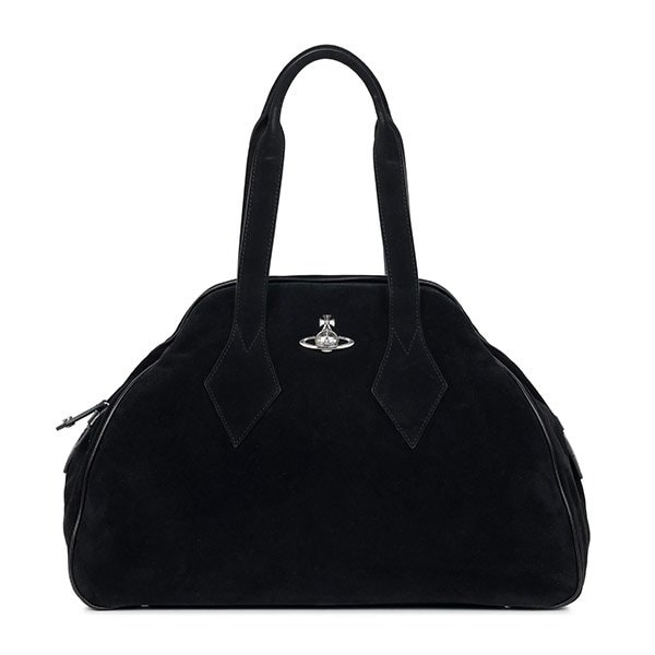 [부산점] 25FW 블랙 야스민 스웨이드 라지 토트백 4701000GW L007E N401