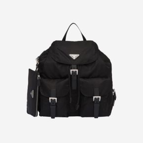 프라다 리나일론 미디움 백팩 블랙 Prada Re-Nylon Medium Backpack Black