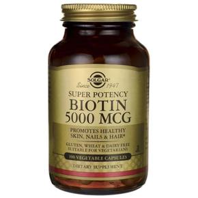 솔가 비오틴 Biotin 5000 100정 베지캡슐 헤어스킨네일