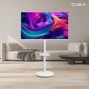 무빙큐빅스 삼탠바이미 40인치 FHD QLED 화이트에디션 스마트 TV 퍼스트 셋트 삼텐바이미