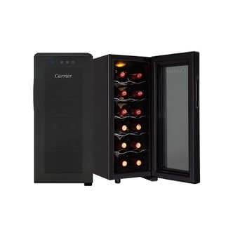 캐리어 클라윈드 CWP12LF1 와인수납 12병 일반 소형 미니 와인 냉장고 무료배송