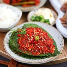 마늘 밤 깻잎김치 600g/팩