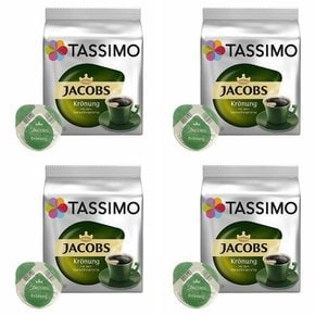 타시모 제이콥스 크뢰눙 파드 캡슐 커피 Tassimo Jacobs Kronung 16개입 4개