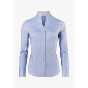 3714604 Vincenzo Boretti LEICHT TAILLIERT KELCHKRAGEN - Blouse hellblau