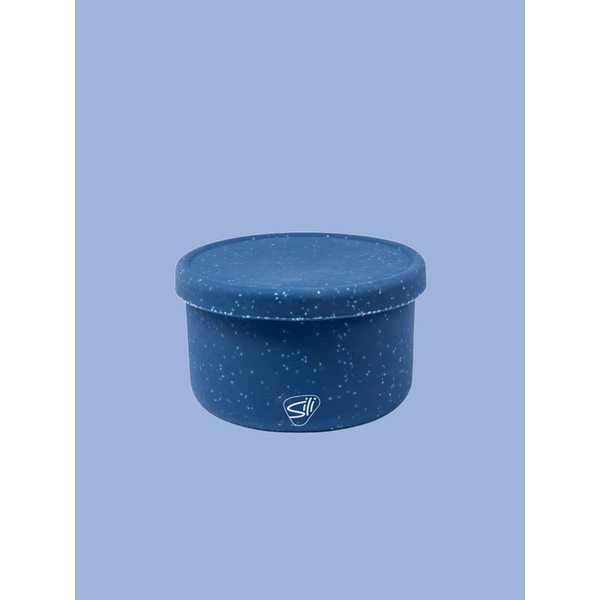 친환경 실리콘용기 블루 스펙클 20oz