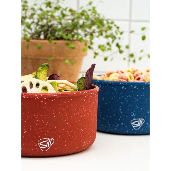 친환경 실리콘용기 블루 스펙클 20oz