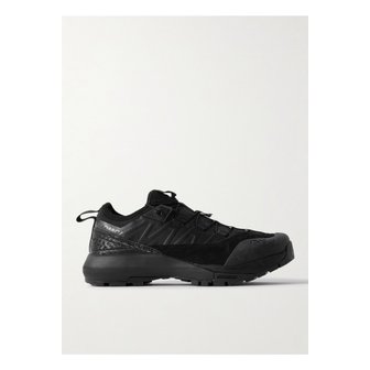 살로몬 알파인웨이 어드밴스 스웨이드 고무 트리밍 립스탑 스니커즈 블랙 1647597352723359