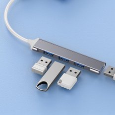 ACKDZU USB 3.0 USB USB USB 4-in-1 허브, 4포트, 익스팬더, 포트, 고속 데이터 전송, 얇은