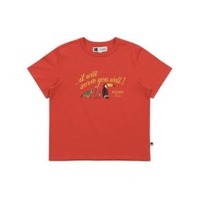 [공식]RGB 소로나 아트웍 반팔 티셔츠 키즈 RED