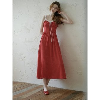 레비쥬 LB_Summer lace frill camisole dress