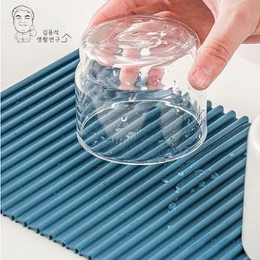 주방 모던 다용도 실리콘매트 논슬립 국자 냄비 받침대