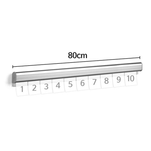 무타공 구슬 오더랙 주문서 영수증 빌지 꽂이 80cm