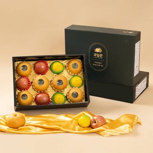 우체국쇼핑 [과일꾼] 사과 배 혼합 선물세트 5kg (사과 6과 + 배 6과)