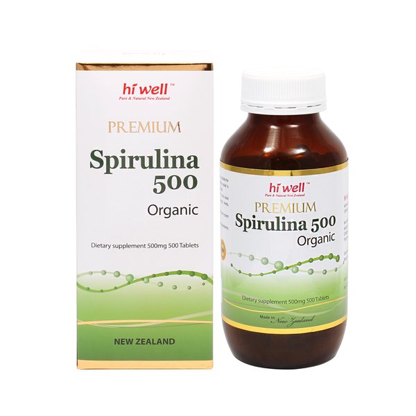 프리미엄 스피루리나 500mg 500정 1개 뉴질랜드 엽록소 스피룰리나