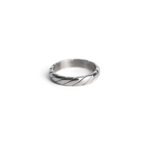 [써지컬스틸] JB050 Twist texture ring