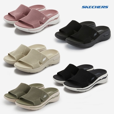 스케쳐스 여성 고워크 아치핏 샌들 / GO WALK ARCH FIT - SP0WSCEM031/032/033/034/035  GN