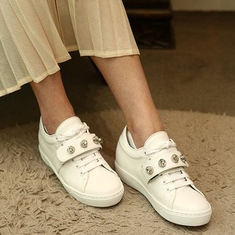 프리플라 리플라 20A902 cream sneakers