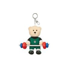 032C 스타벅스 역도 베어리스타 키체인 Starbucks Weightlifting Bearista Keychain