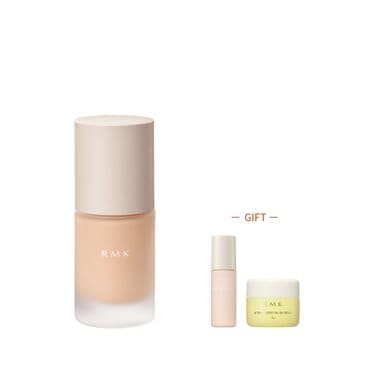 RMK [9][세트] 리퀴드 파운데이션 플로리스 커버리지 (메베3ml*2개+W 트리트먼트 오일 인 크림 8g)