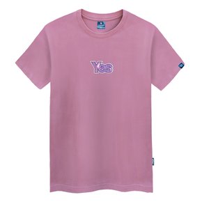 YES 스팽글 라운드 반팔티 남녀공용 빅사이즈 S~4XL 박스티 면티 커플티 단체티 티셔츠