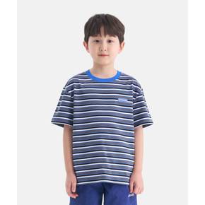 [본사]에센셜 스트라이프 반팔티셔츠 (차콜) OD262ISS01_CHC