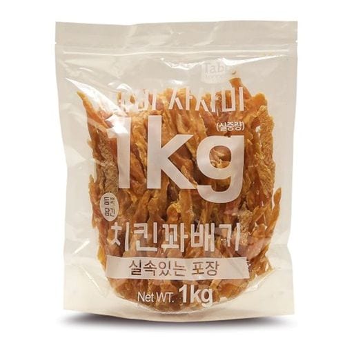 애견간식 테비 사사미 실속 치킨꽈배기 D18 1kg