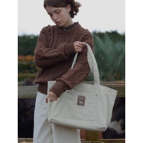 FOLLY ECO BAG [CREAM - CORDUROY]