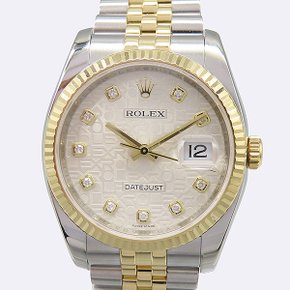 고이비토 로렉스 10P 다이아 데이저스트 18K 콤비 36MM 남성시계  K1692RX