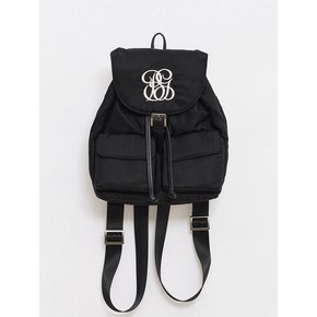 Nylon Mini Logo Backpack Black