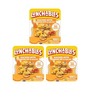 Lunchables 런처블 나초 위드 치즈 딥 앤 살사 스낵키트 125g X 3팩