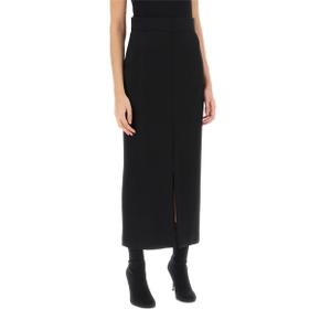 [알렉산더 맥퀸] Long skirt 780563 QJACX BLACK