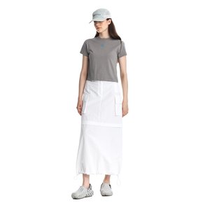 Vermont Slit Pocket Skirt (White)