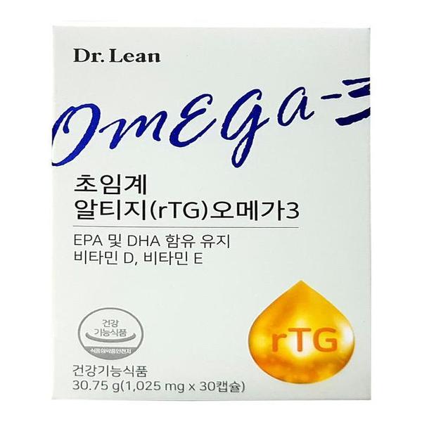 닥터린 초임계 알티지오메가3 1박스 rTG 오메가3 식물성 캡슐(SH) (S46125716)