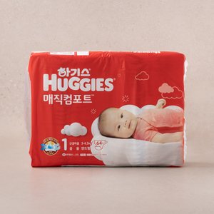 하기스 [택배배송]하기스 매직컴포트 밴드 1단계 공용 64매(신생아)