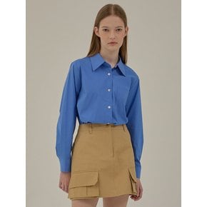 Rohan basic collar shirt_Blue