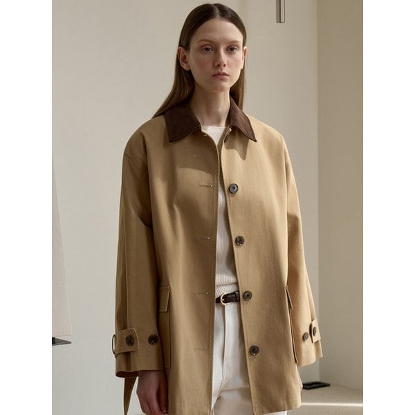 헌팅 피치 워크 자켓 베이지 L279