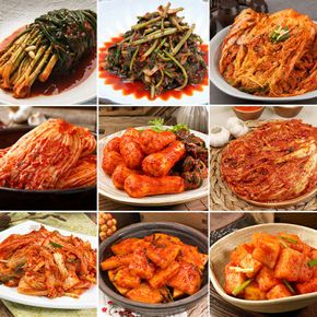 맛깔찬 전라도 함평 인기김치 골라담기 (파김치/열무김치/보쌈김치 외)..[34234413]