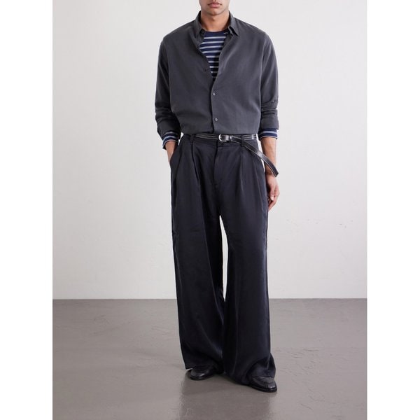 실크 개버딘 셔츠 46376663163032236