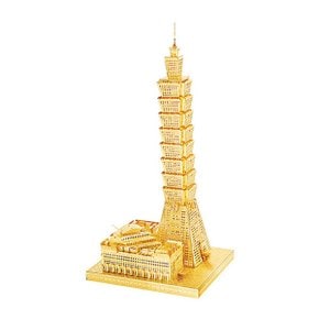 3D메탈미니 타이페이 101(골드) 입체퍼즐